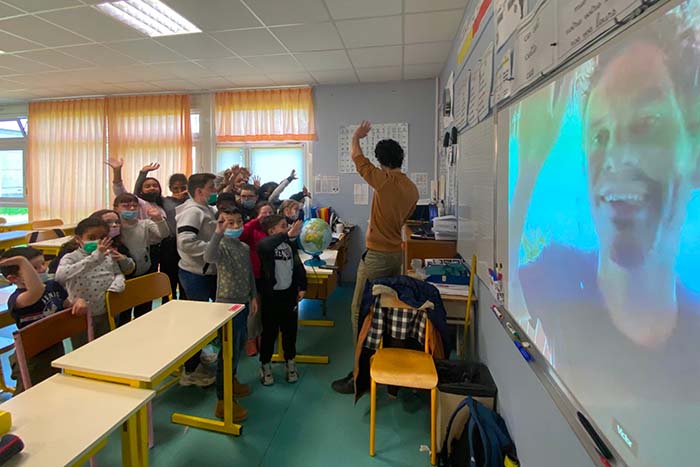 Visio poulpe entre Kerandon et l’expédition